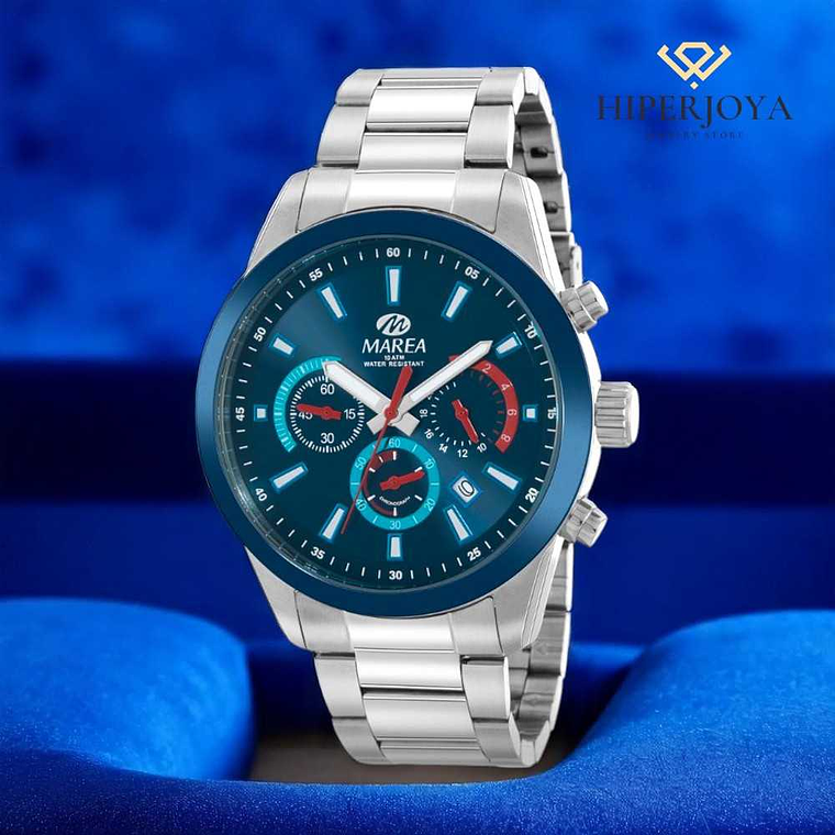 Reloj de acero para caballero  3