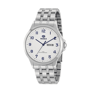 Reloj de acero tres agujas para caballeros 