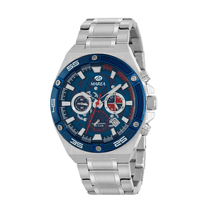 Reloj de acero crono steel caballero 