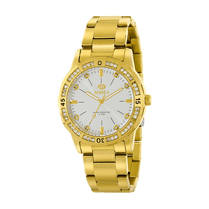 Reloj chapado en oro para mujer 