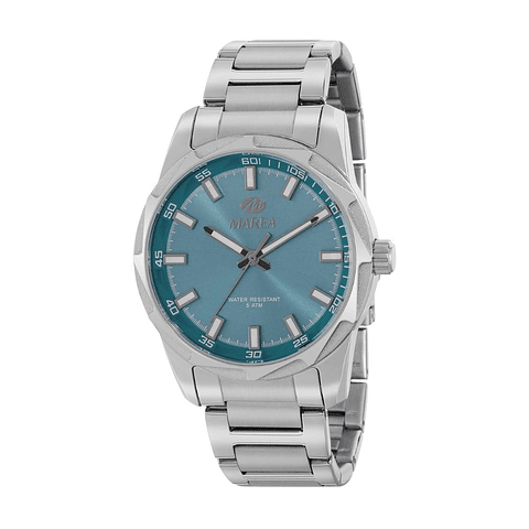 Reloj movimiento japonés de acero 