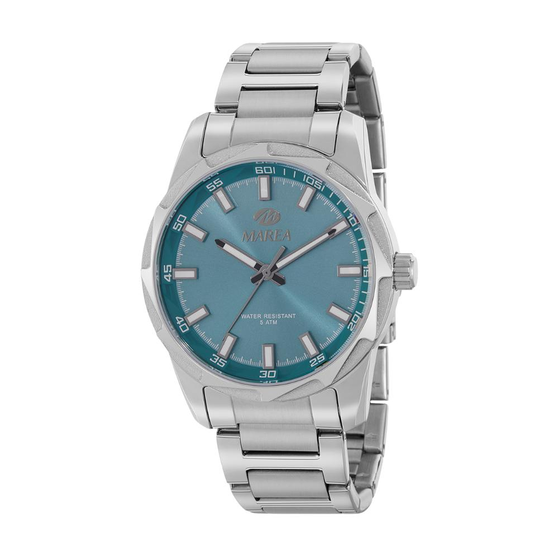 Reloj movimiento japonés de acero  2