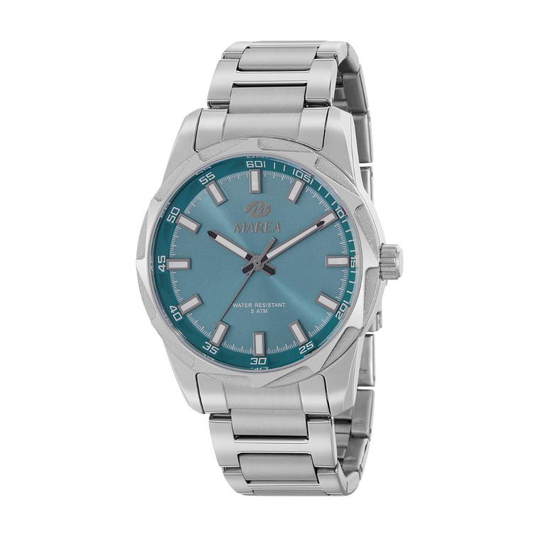 Reloj movimiento japonés de acero  2