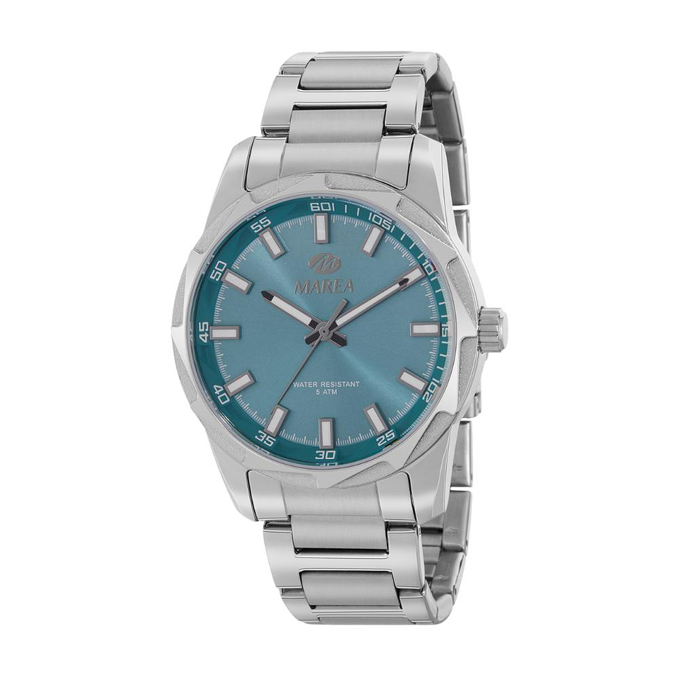 Reloj movimiento japonés de acero  2