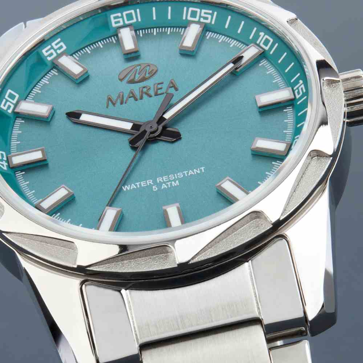 Reloj movimiento japonés de acero  3