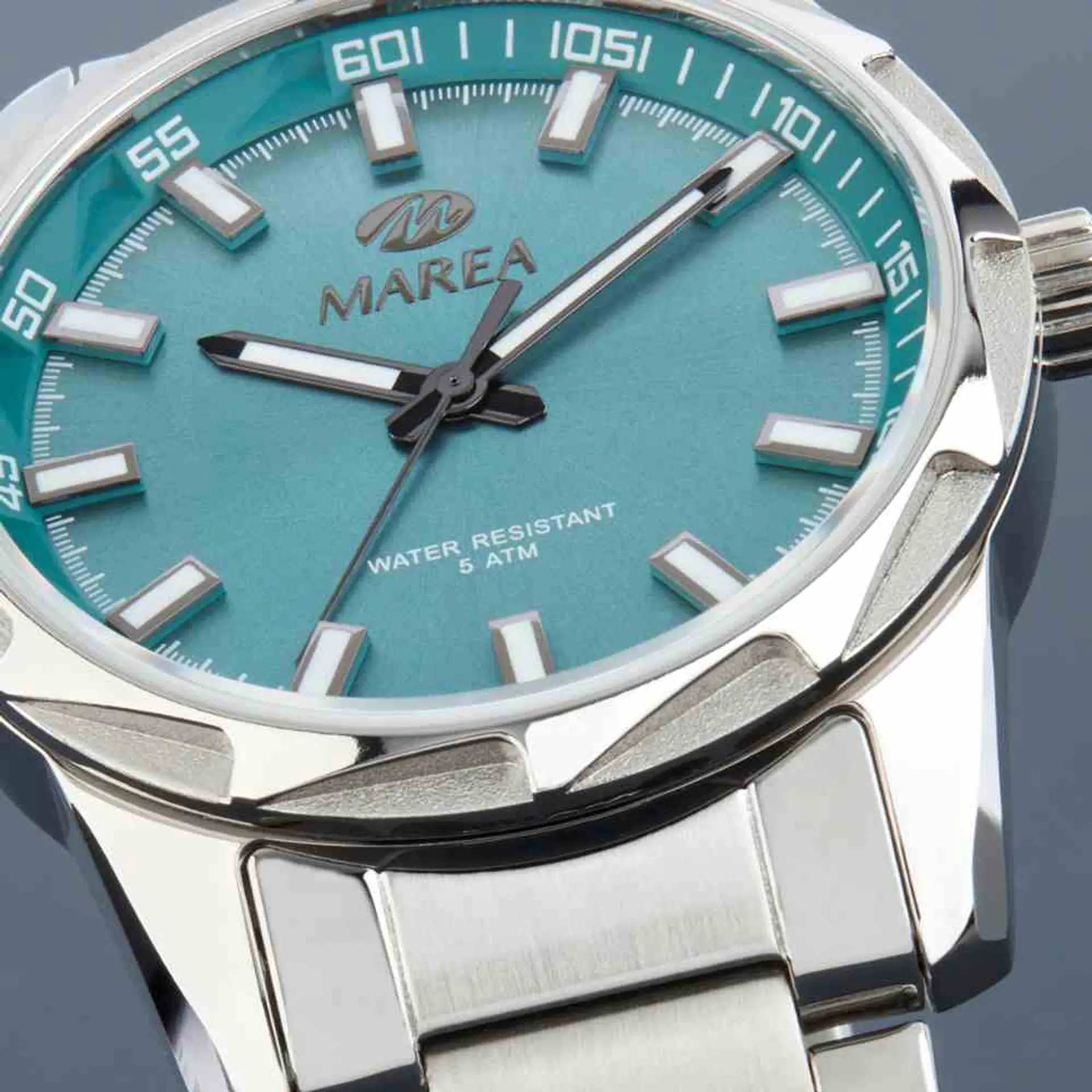 Reloj movimiento japonés de acero  3