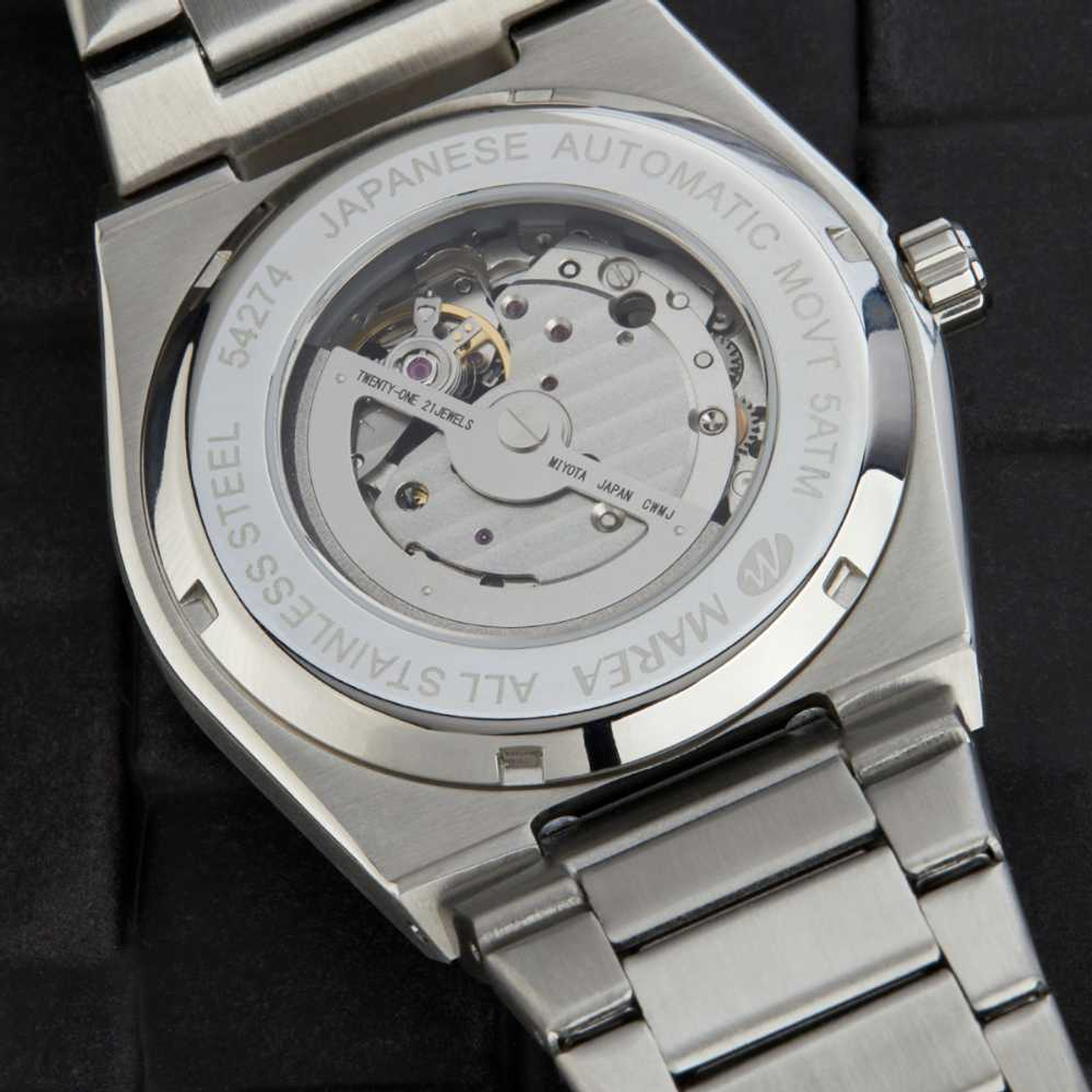 Reloj automático tres agujas  3