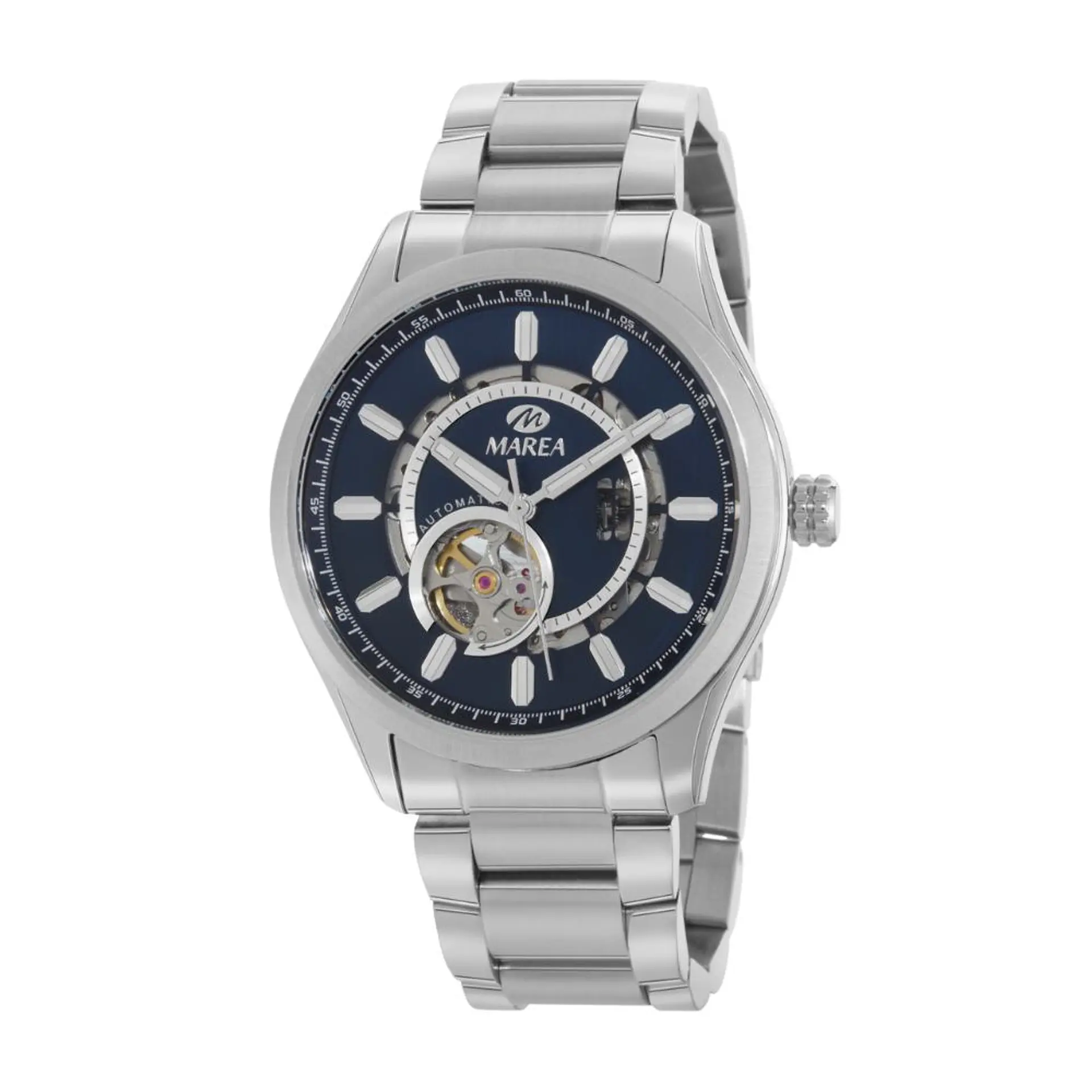 Reloj de acero automático movimiento japonés  2