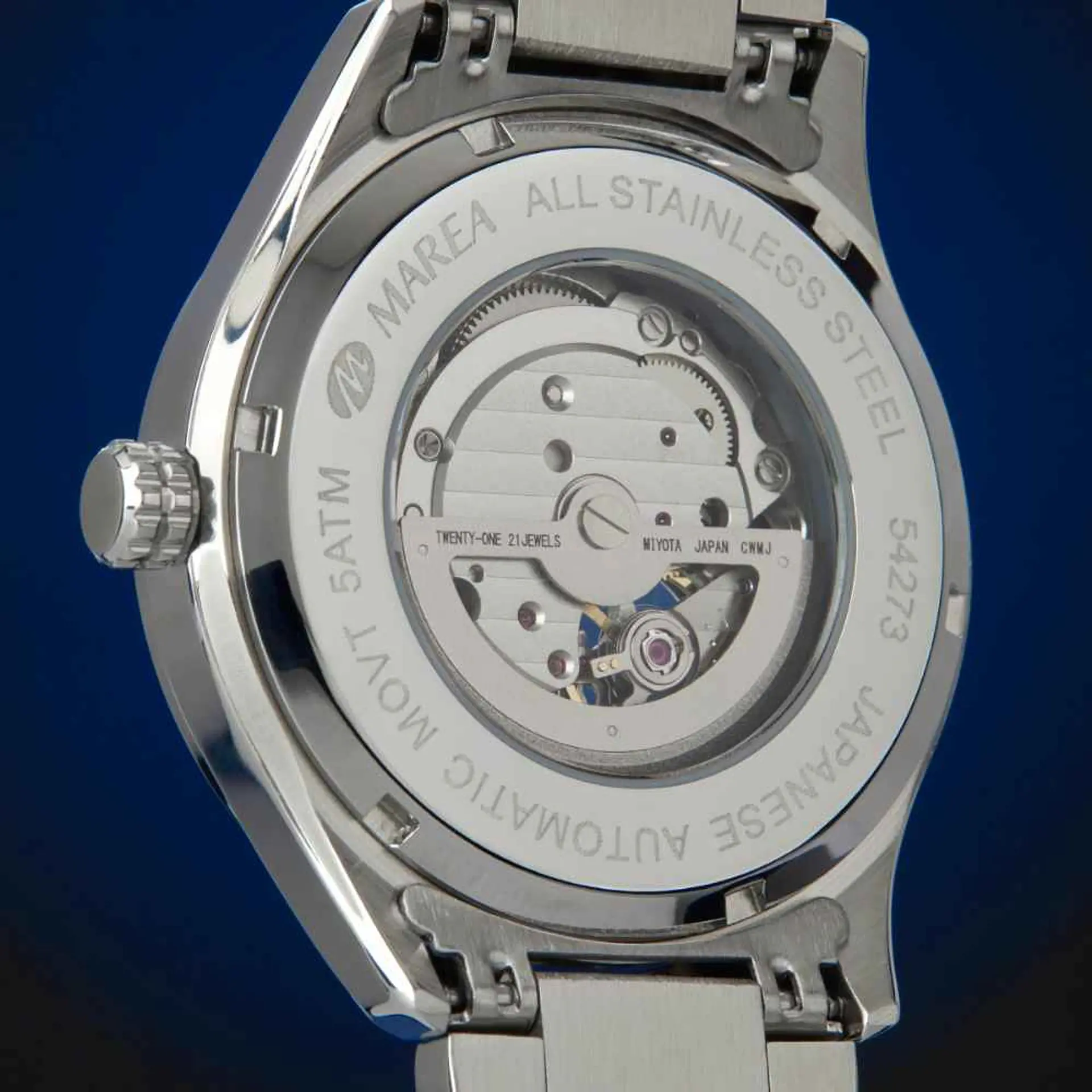 Reloj de acero automático movimiento japonés  4