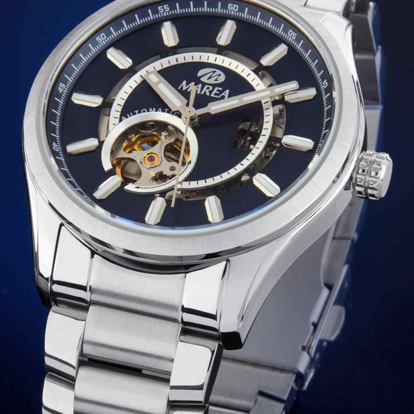 Reloj de acero automático movimiento japonés  3