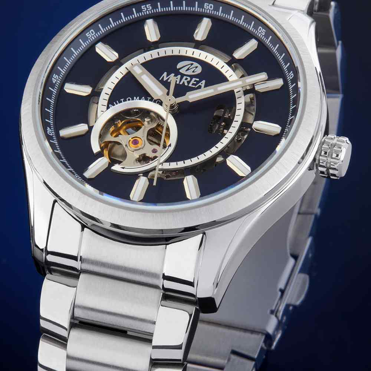 Reloj de acero automático movimiento japonés  3