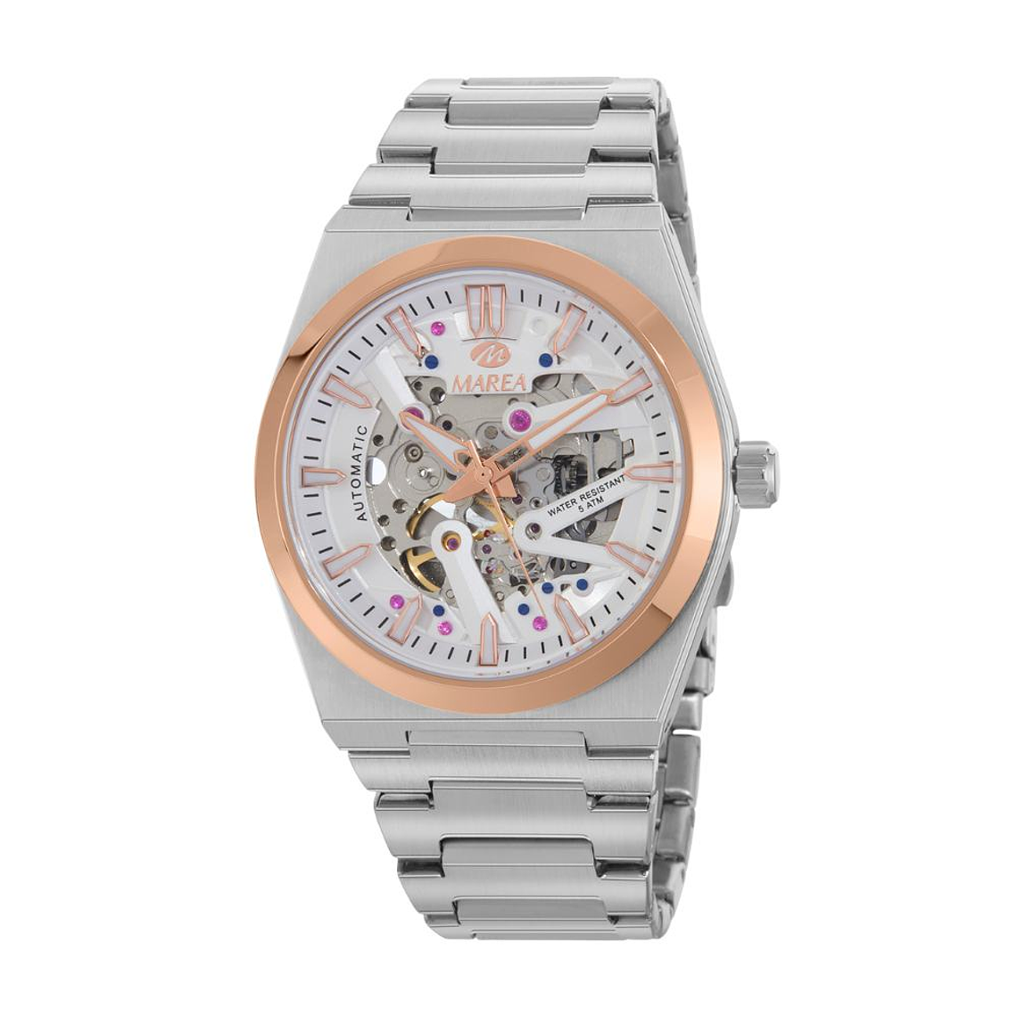 Reloj automático de acero para caballero  1