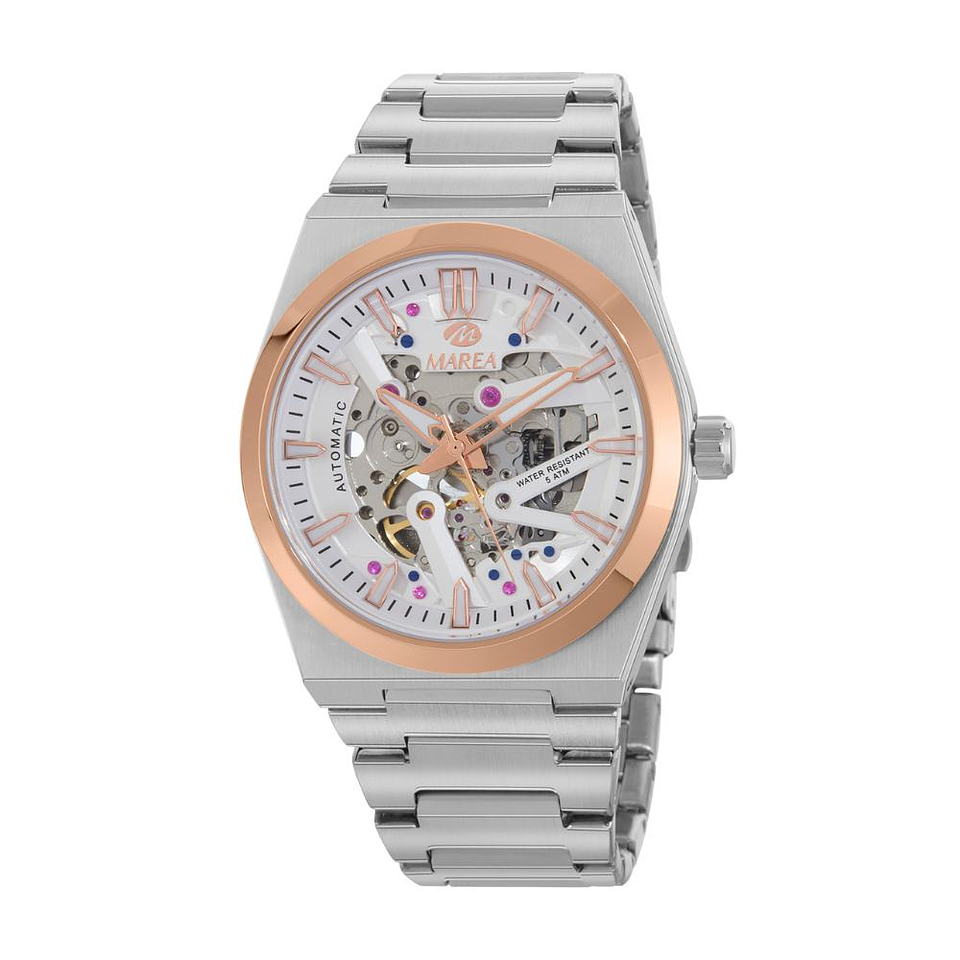 Reloj automático de acero para caballero  1