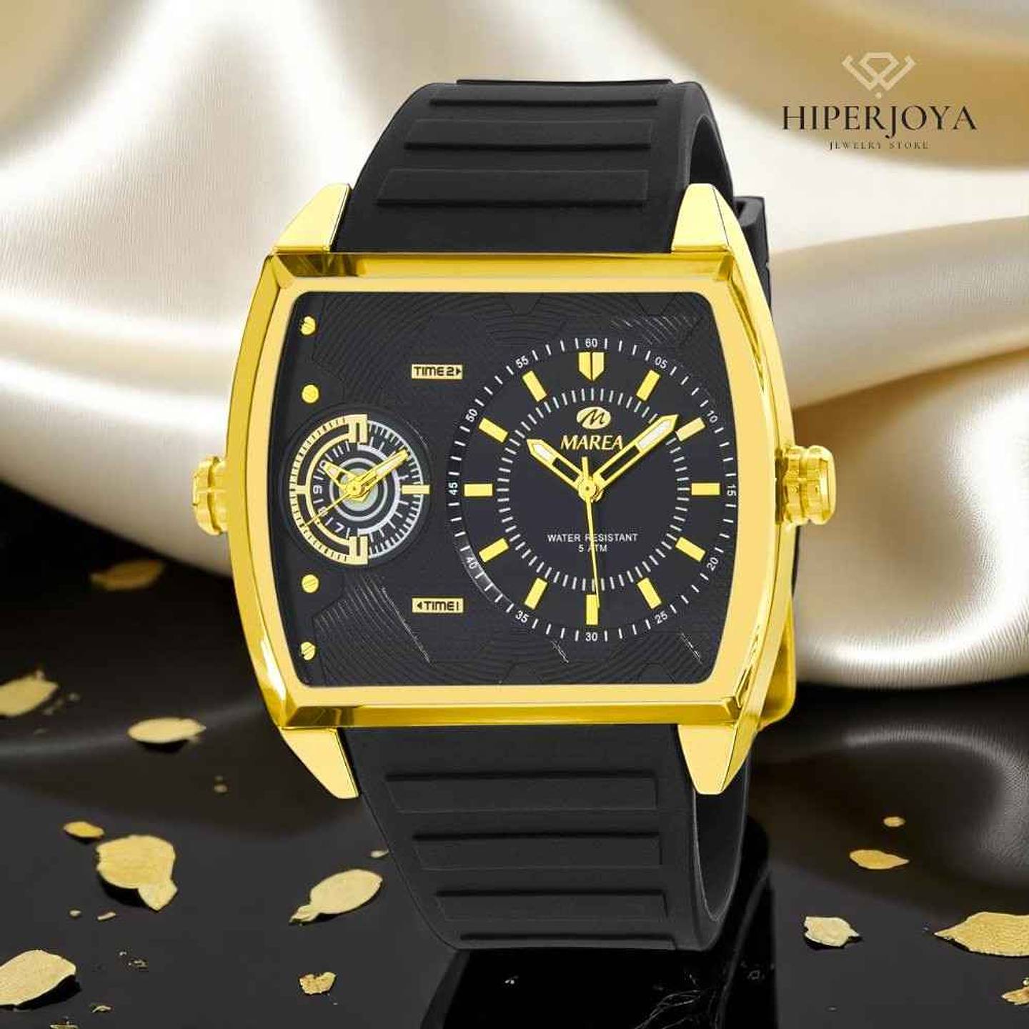 Reloj de tres agujas de silicona  3