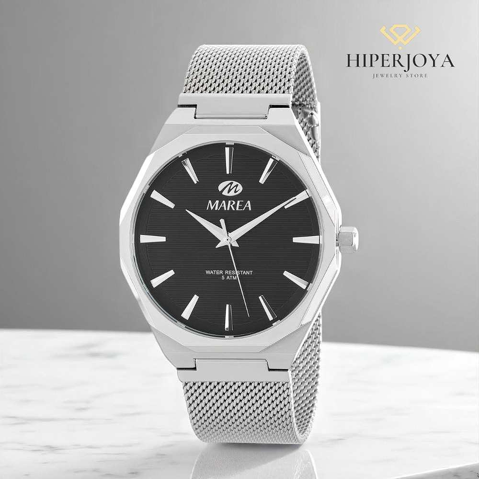 Reloj de acero para caballero  3