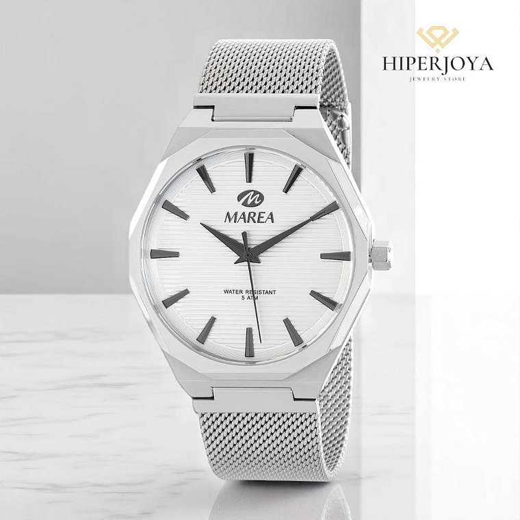 Reloj color plata para hombre  3