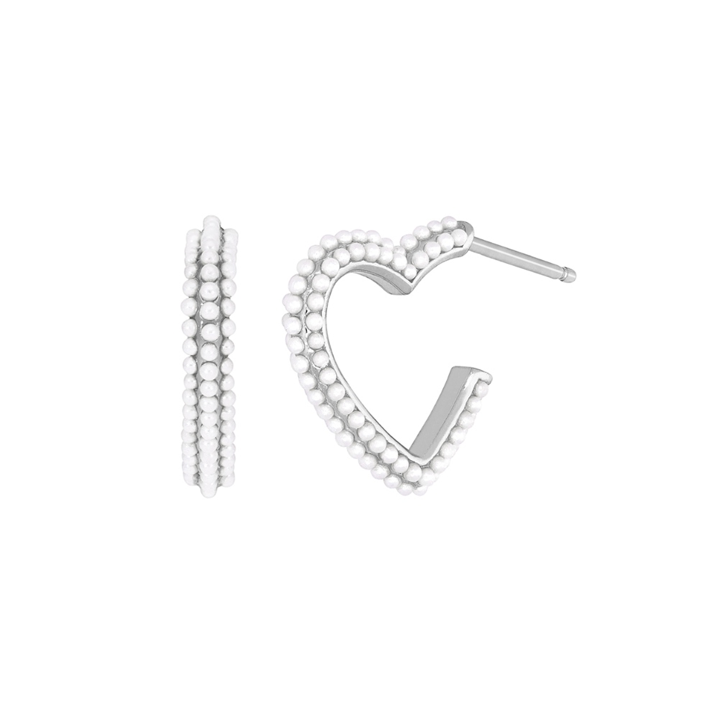 Pendientes en forma de corazón 1