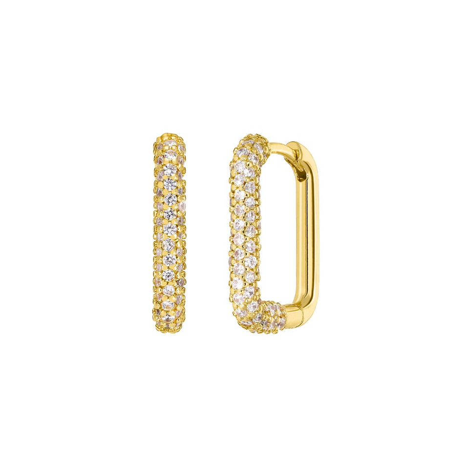 Pendiente rectangular recubierto de circonitas 1