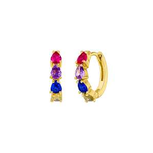 Pendientes hoop Aura 