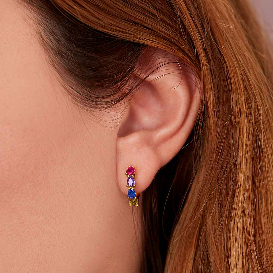 Pendientes hoop Aura  3