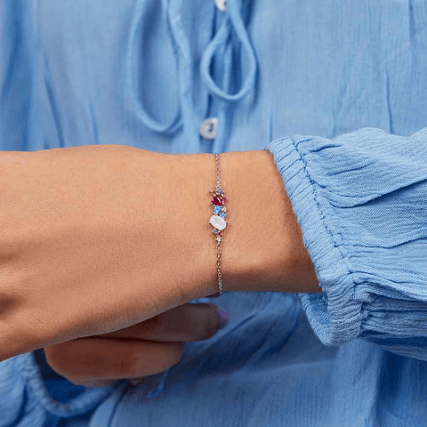 Pulsera fiore en plata 