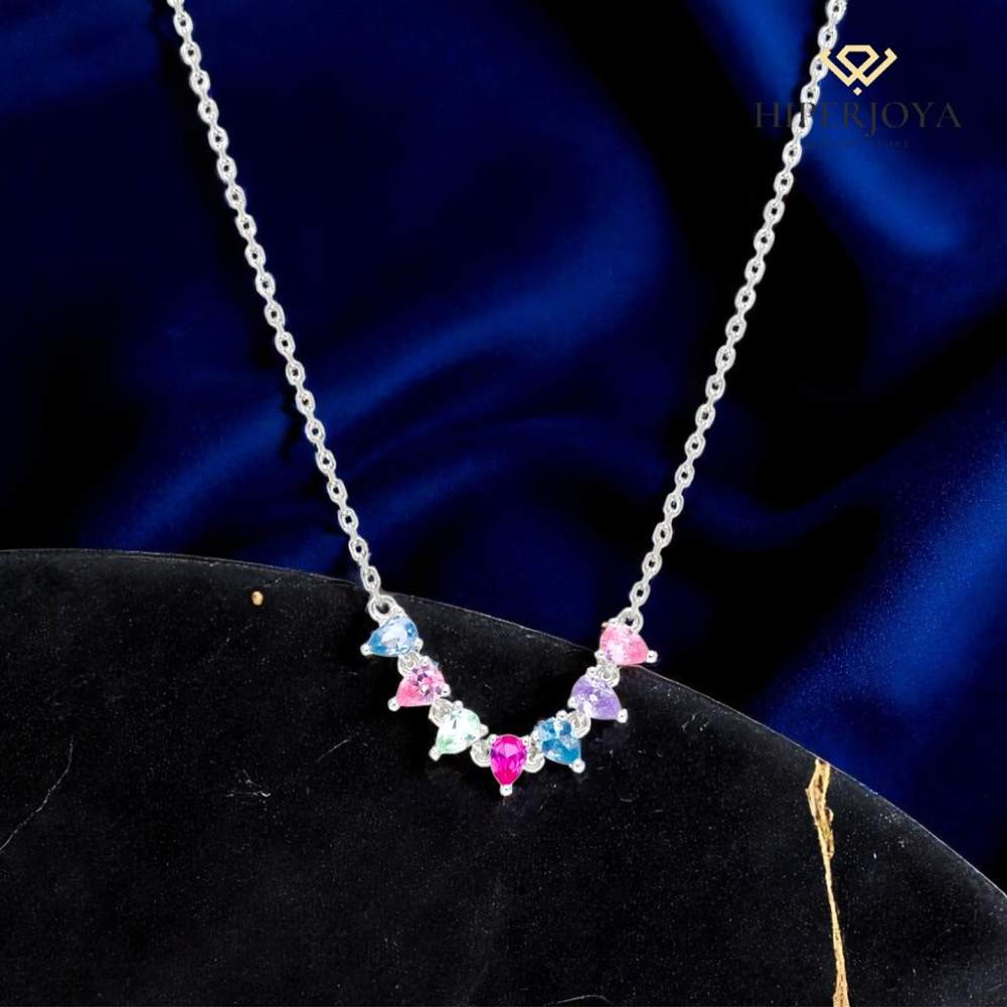 Collar Aura en plata de ley  3