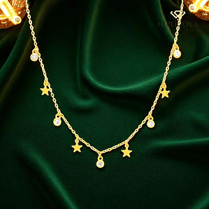 Collar multicolgantes estrella