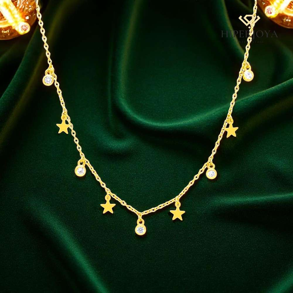 Collar multicolgantes estrella 2