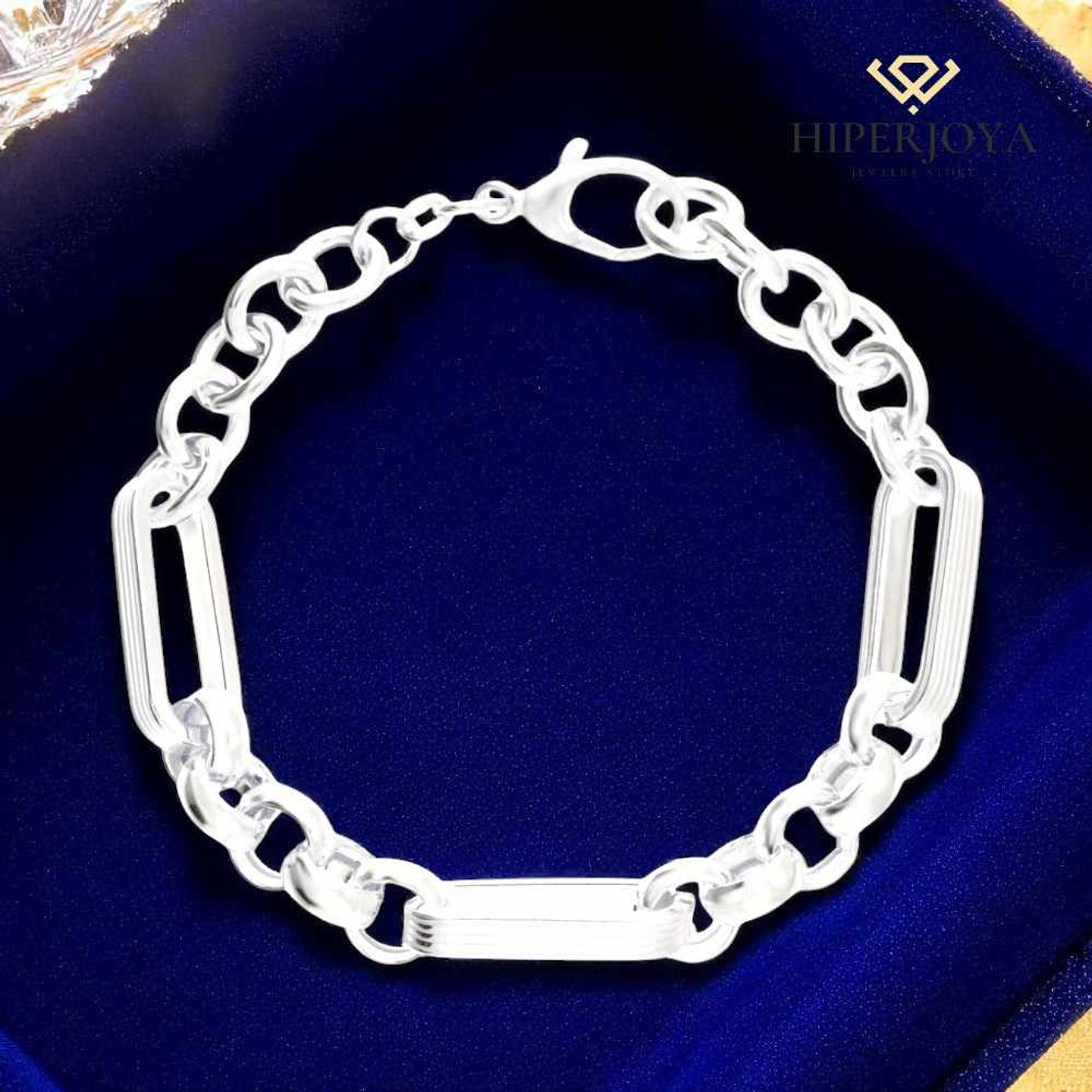 Pulseras lisas en plata de ley  2