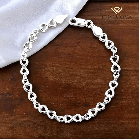 Pulsera eslabones de infinitos 