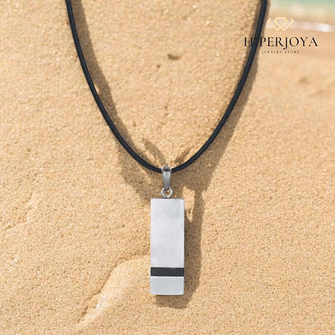 Colgante para hombre de acero