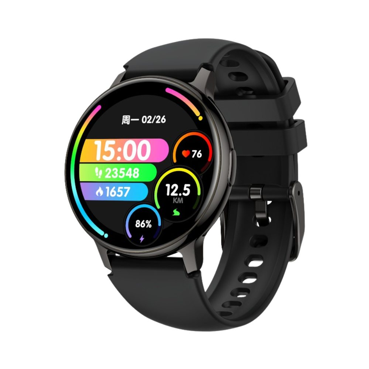 Reloj smartwach negro  1