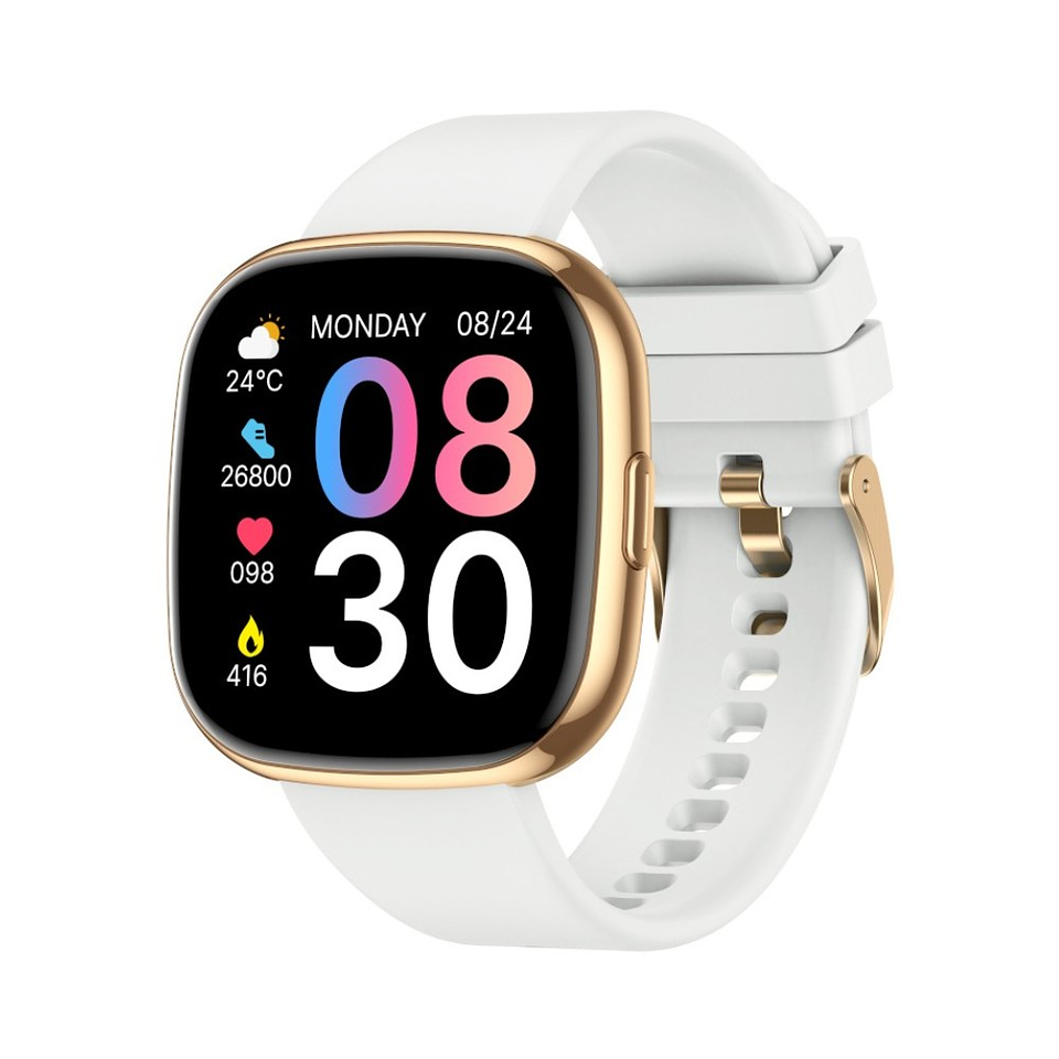 Reloj smarwatch blanco para mujer 1