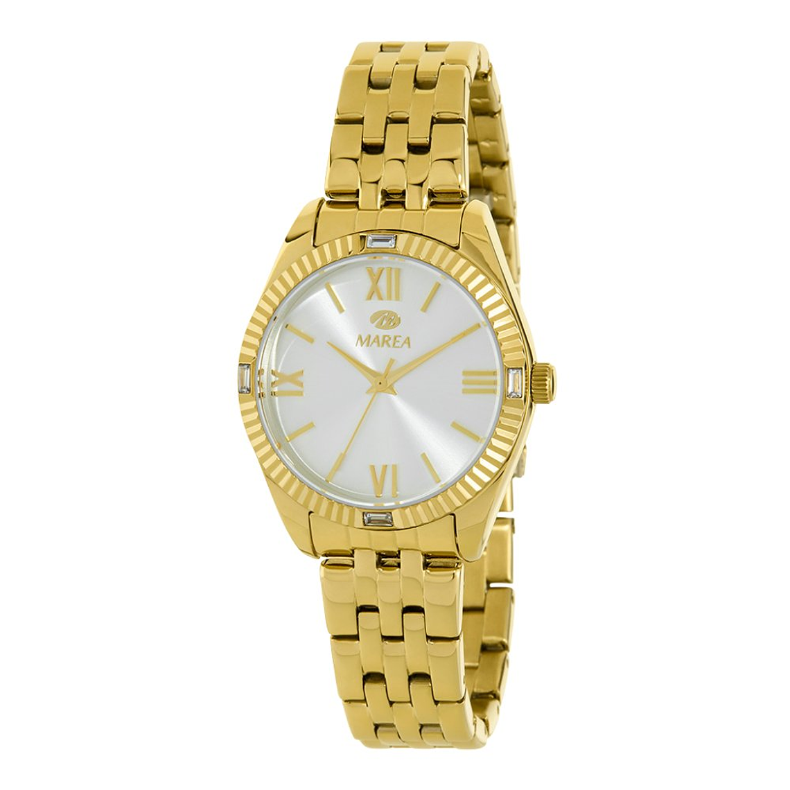 Reloj para mujer en acero dorado  1