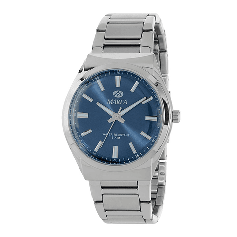 Reloj con la esfera azul y acero para caballero 