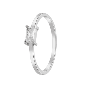 Anillo con circonita 