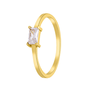 Anillo con circonita 