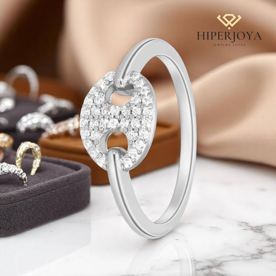 Anillo con circonitas  2