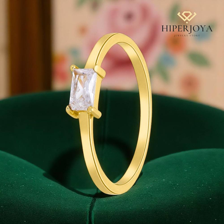 Anillo con circonita  2