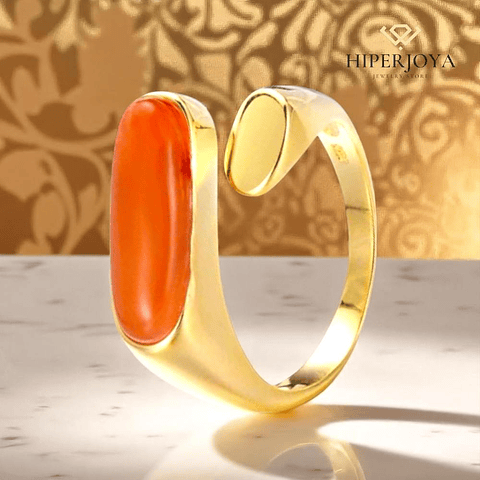 Anillo de piedra aventurina 