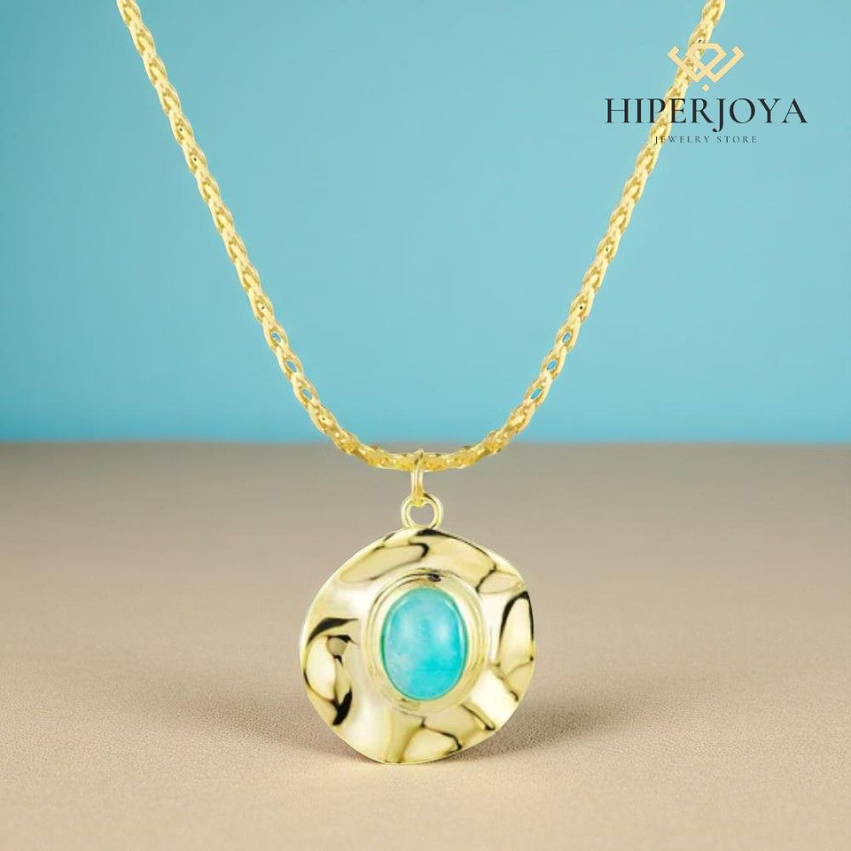 Collar de piedra natural amazonita 2