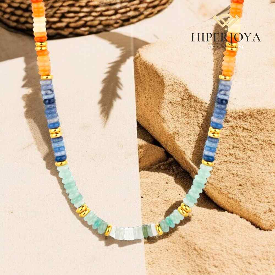 Collar de piedras semipreciosas  2