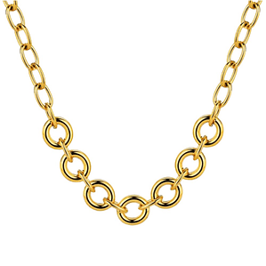 Collar eslabones redondos acero 