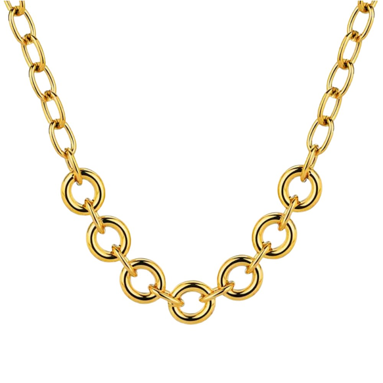 Collar eslabones redondos acero  1