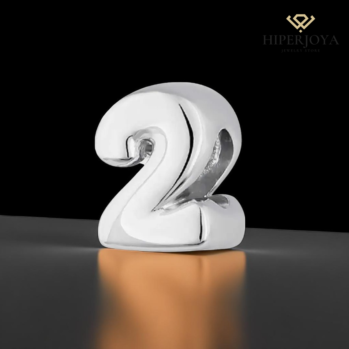 Abalorio número dos plata 2