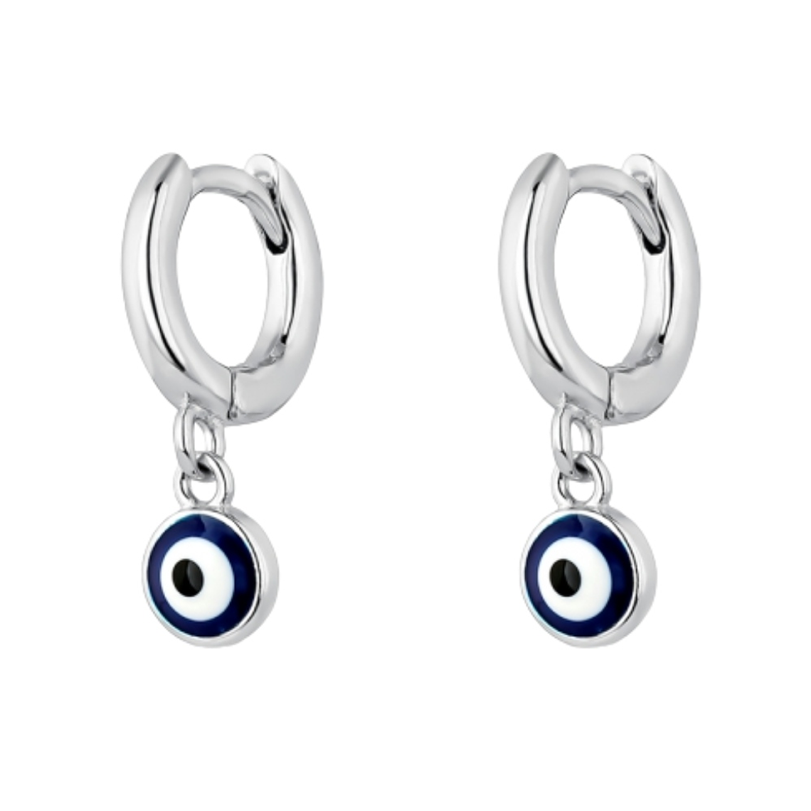 Pendiente de ojo turco redondo 1