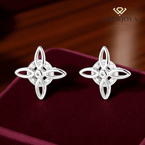 Pendientes nudo de bruja 