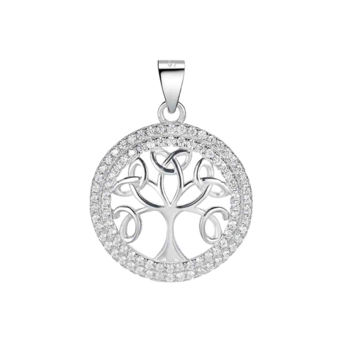 Colgante árbol de la vida con circonitas 1