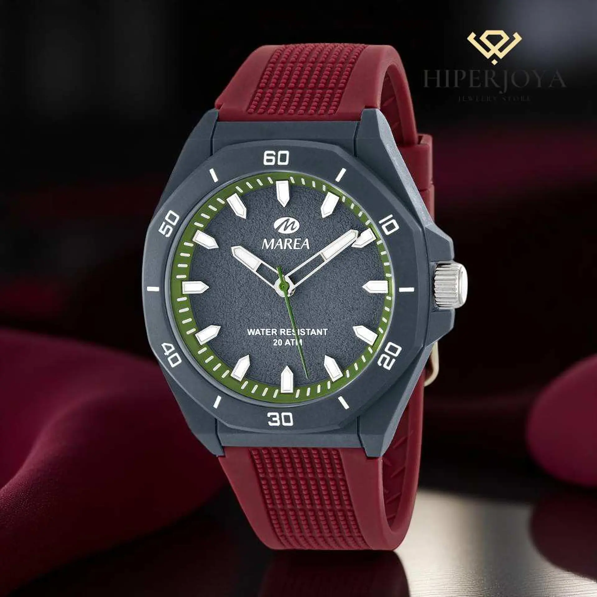 Reloj para caballero de silicona  3