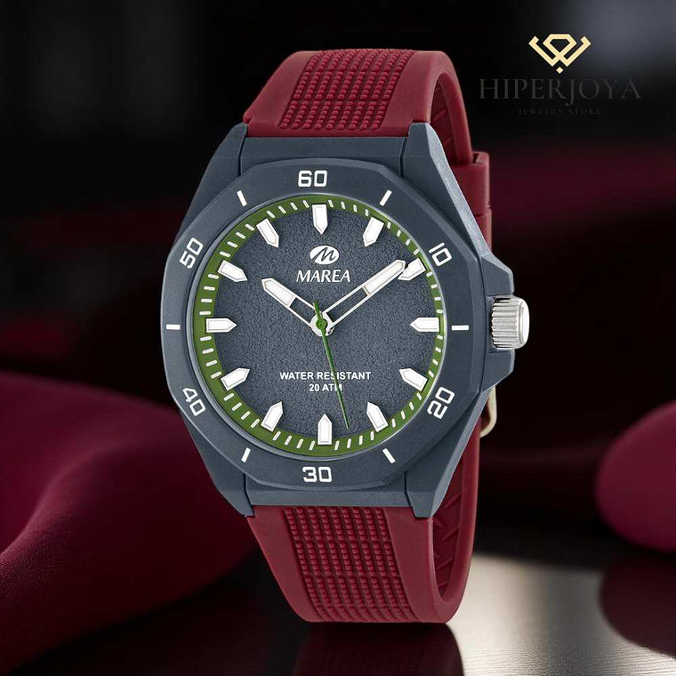 Reloj para caballero de silicona  3